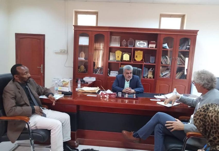 باصهيب يبحث مع نائبي مسؤولي برنامج الغذاء العالمي ومنظمة (الفاو) سبل تحسين الاستجابة الراهنة لدعم للأمن الغذائي