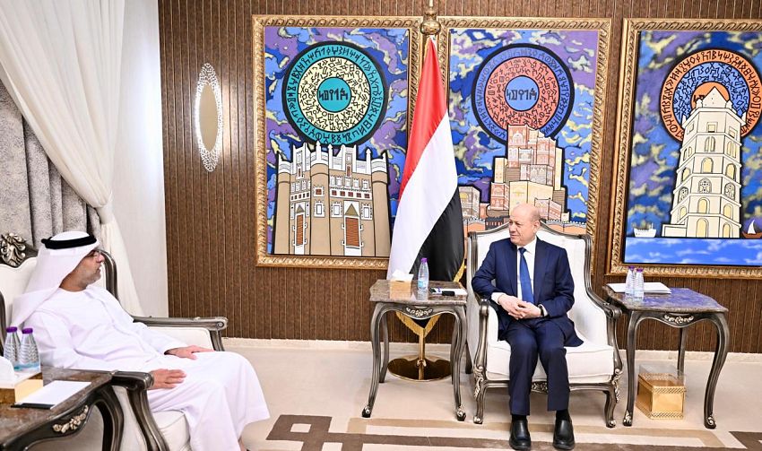 الرئيس العليمي يستقبل سفير دولة الامارات العربية المتحدة