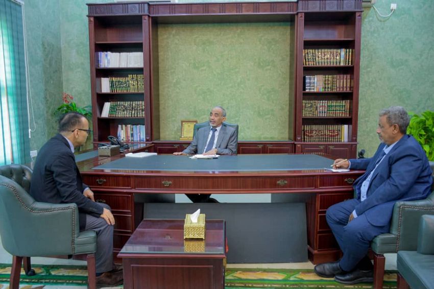 الصبيحي يستقبل رئيس مكتب المفوضية السامية لشؤون اللاجئين